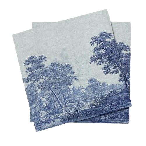 Blue Village Napkins